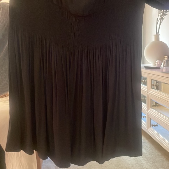 Splendid Black Silk Mini Pleated Dress Small NWOT - Picture 7 of 13